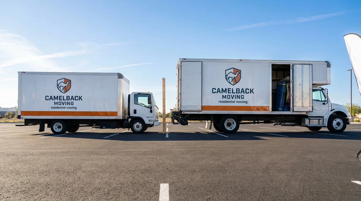 Moving truck size capacity guide in Yadkinville